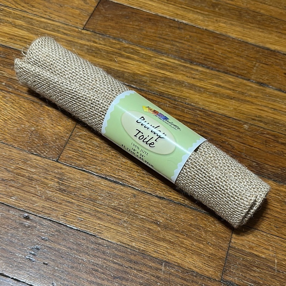 Burlap Roll for Crafts, New, 18”x24”